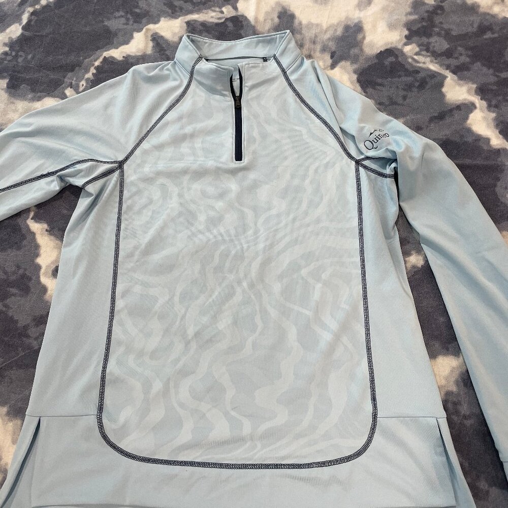Under Armour Women’s 1/4 Zip Pullover – Light Blue, Size M – Quintero Golf